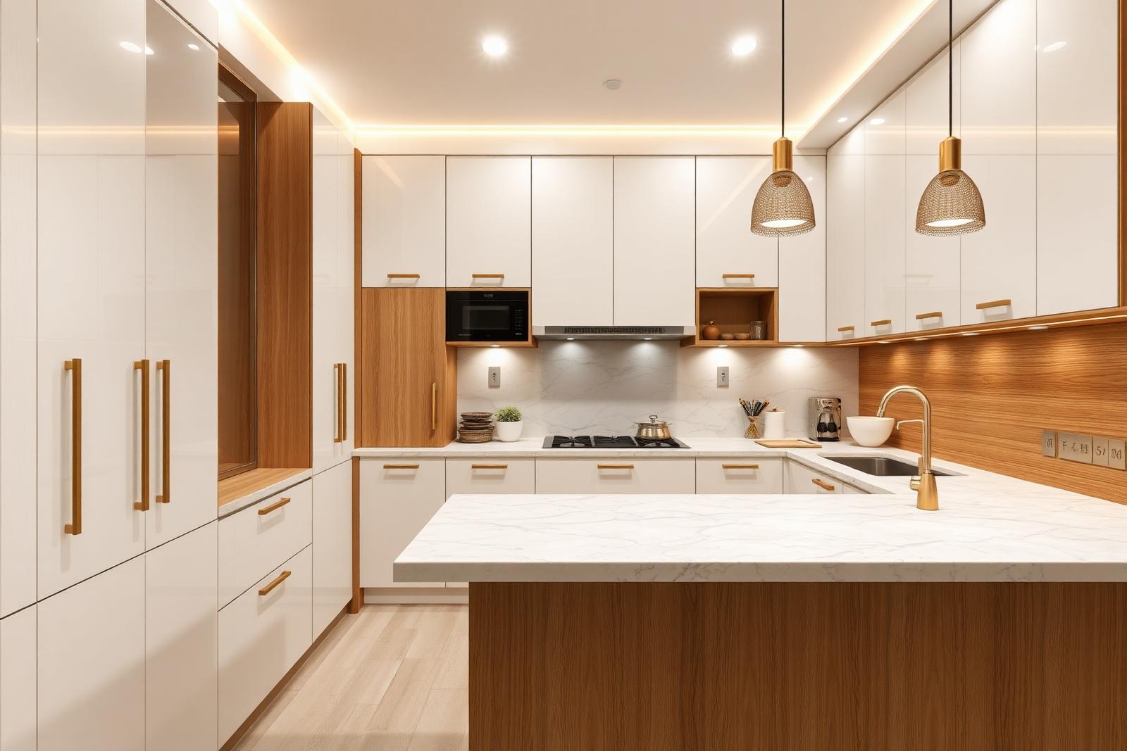 Modular Kitchen Design in Visakhapatnam, Vizianagaram & Srikakulam by MM Interiors Vizag