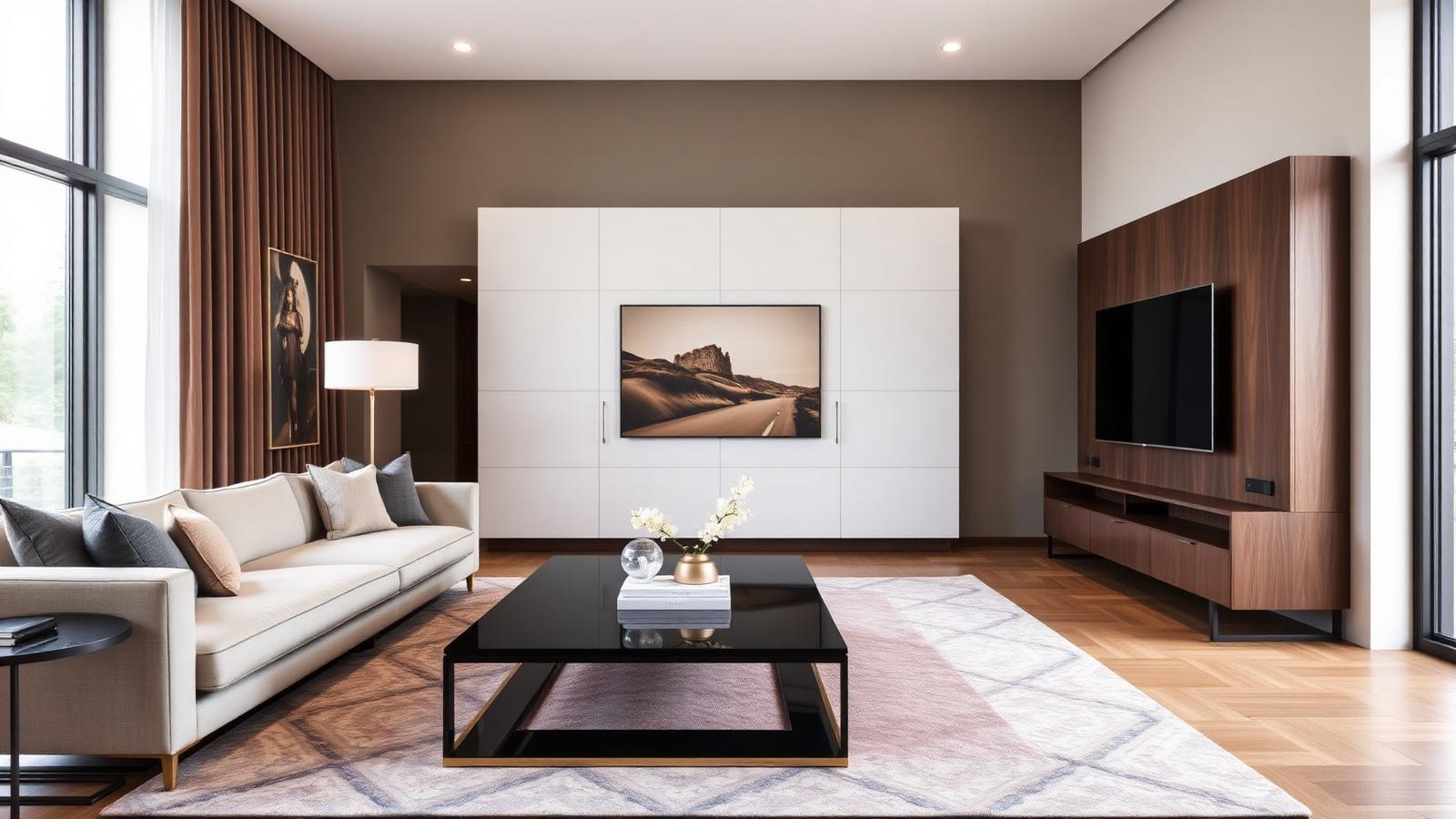Living Room Interiors in Visakhapatnam by MM Interiors Vizag