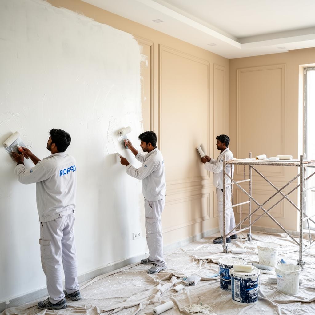Putty & Painting in Visakhapatnam by MM Interiors Vizag